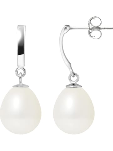 Pearline Weißgold-Ohrstecker mit Süßwasserzuchtperlen