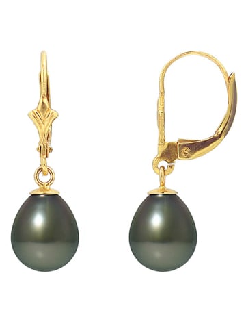 Pearline Gouden oorringen met parels