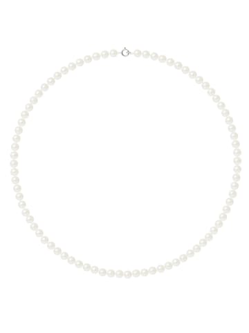 Pearline Weißgold-Halskette mit Perlen - (L)42 cm