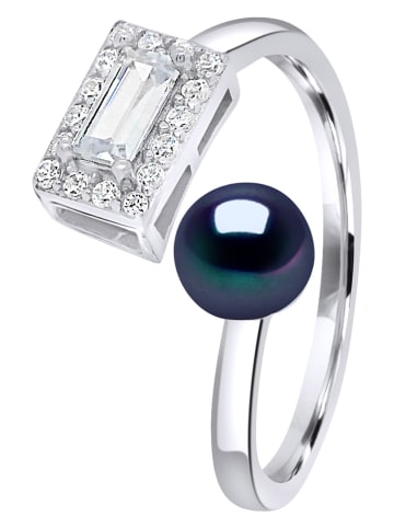 Pearl Addict Silber-Ring mit Perle