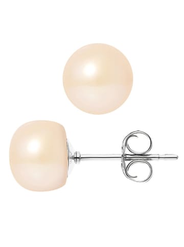 Pearline Perlen-Ohrstecker in Rosa