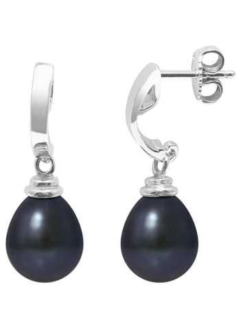 Pearline Zilveren oorstekers met parels