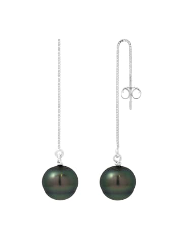 Pearline Silber-Ohrstecker mit Tahitizuchtperlen
