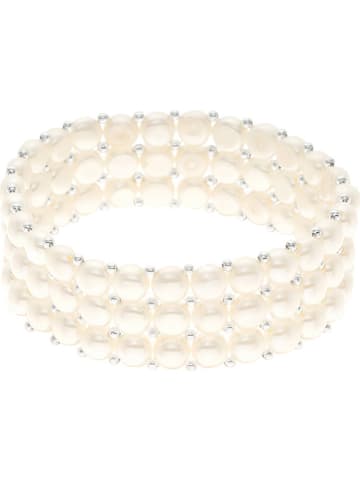 Pearline Perlen-Armband in Weiß