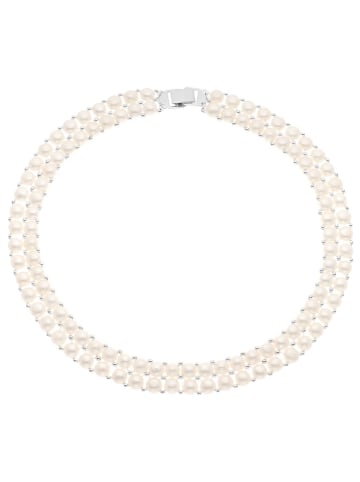 Pearline Parelketting wit - (L)40 cm