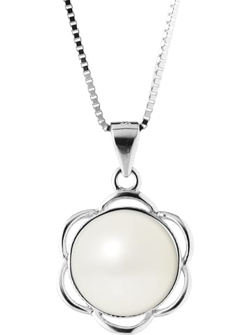 Pearline Zilveren ketting met parels - (L)42 cm