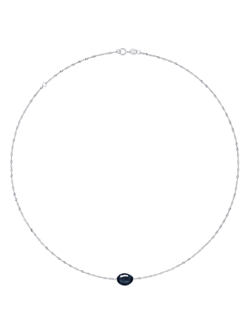 Pearline Silber-Halskette mit Perle - (L)42 cm