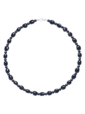 Pearline Zilveren ketting met parels - (L)42 cm