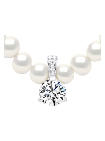 Pearline Zilveren ketting met parels - (L)42 cm