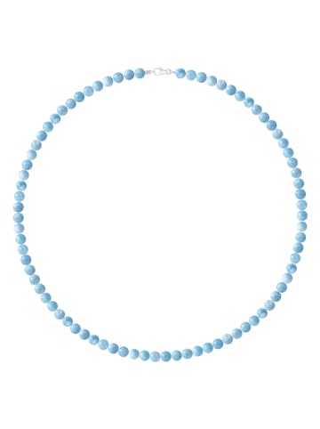 Pearline Zilveren ketting met edelstenen - (L)50 cm