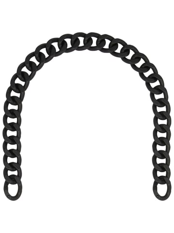 Liebeskind Berlin Pasek w kolorze czarnym do torebki - dł. 48 cm