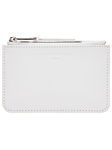 Liebeskind Berlin Leder-Geldbörse "Star" in Weiß - (B)13 x (H)8 x (T)0,5 cm