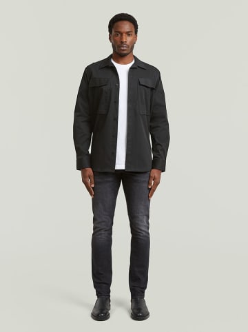 G-Star Dżinsy "3301" - Slim fit - w kolorze antracytowym