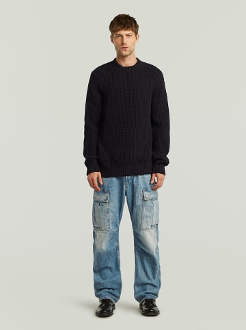 G-Star Wełniany sweter w kolorze czarnym