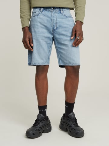 G-Star Szorty dżinsowe w kolorze błękitnym
