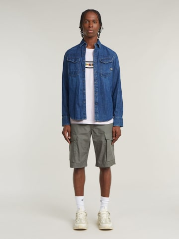 G-Star Bermudy w kolorze szarym