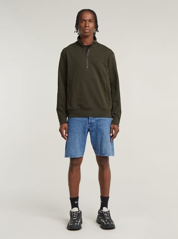 G-Star Sweatshirt in Dunkelgrün