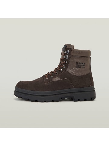 G-Star Botki w kolorze ciemnobrązowym