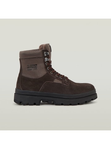 G-Star Botki w kolorze ciemnobrązowym