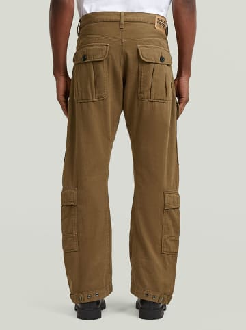 G-Star Bojówki w kolorze karmelowym