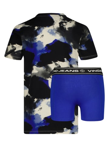 Vingino 2-delige ondergoedset blauw/zwart