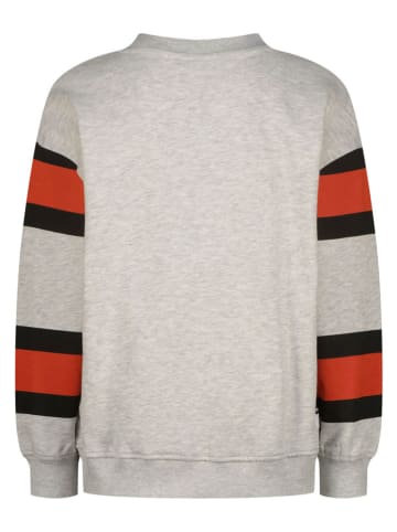 Vingino Sweatshirt in Grau/ Orange