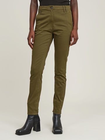 G-Star Spodnie - Skinny fit - w kolorze khaki