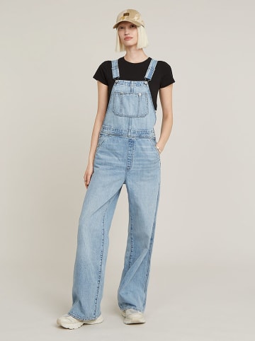 G-Star Ogrodniczki dżinsowe w kolorze błękitnym