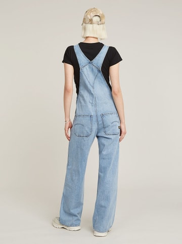 G-Star Ogrodniczki dżinsowe w kolorze błękitnym