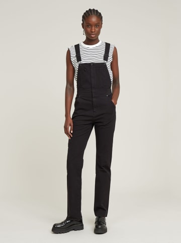 G-Star Ogrodniczki dżinsowe w kolorze czarnym