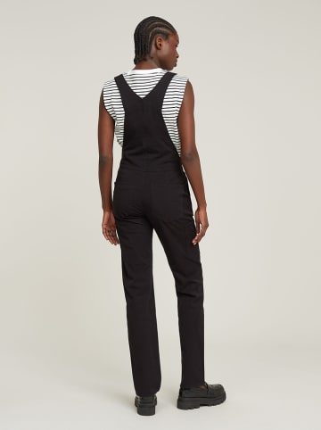 G-Star Ogrodniczki dżinsowe w kolorze czarnym