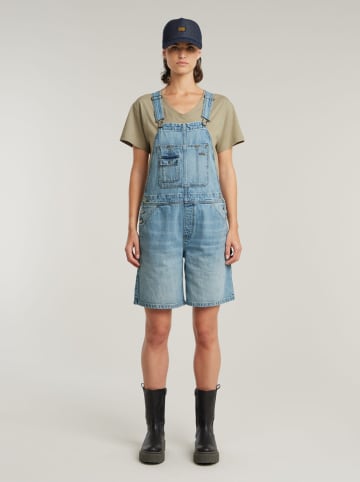 G-Star Ogrodniczki dżinsowe w kolorze błękitnym