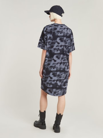 G-Star Kleid in Dunkelblau/ Grau