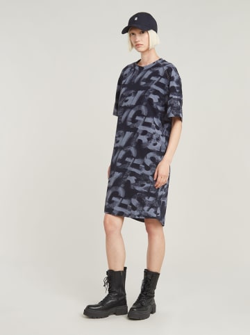G-Star Kleid in Dunkelblau/ Grau