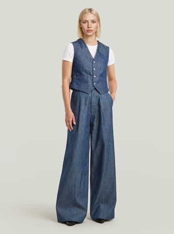 G-Star Kamizelka dżinsowa w kolorze niebieskim