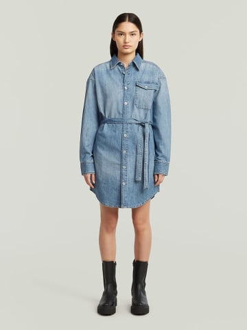 G-Star Jeans-Kleid in Hellblau