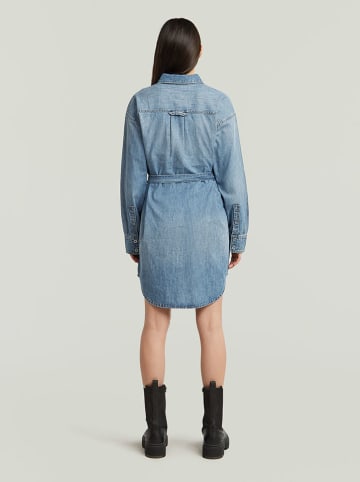 G-Star Jeans-Kleid in Hellblau