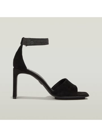 G-Star Leren haksandalen zwart