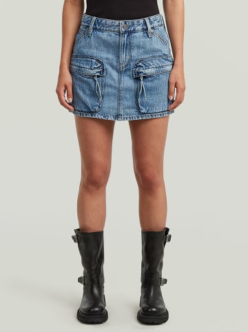 G-Star Spódnica dżinsowa w kolorze błękitnym