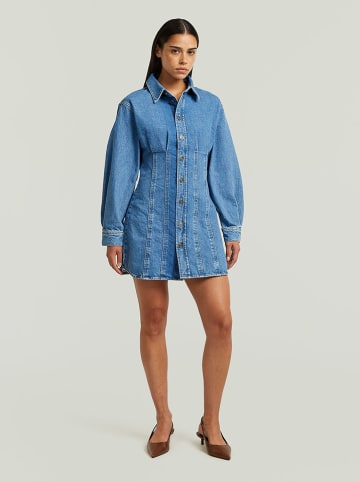 G-Star Sukienka dżinsowa w kolorze niebieskim