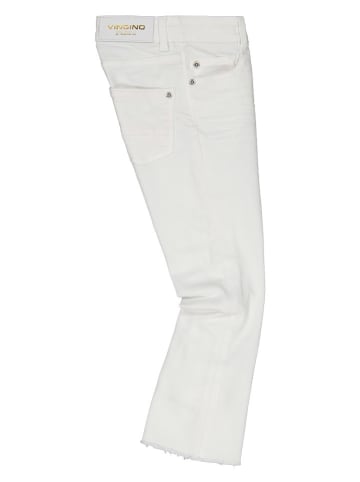 Vingino Spijkerbroek "Britte Cropped" wit