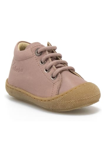 Naturino Leder-Sneakers in Altrosa