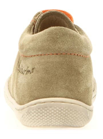 Naturino Leder-Lauflernschuhe "Cocoon" in Olive