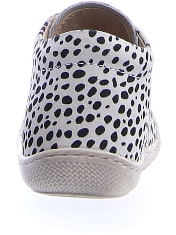 Naturino Leder-Lauflernschuhe "Cocoon" in Schwarz/ Weiß