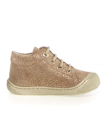Naturino Leren loopleerschoenen "Cocoon" beige/goudkleurig