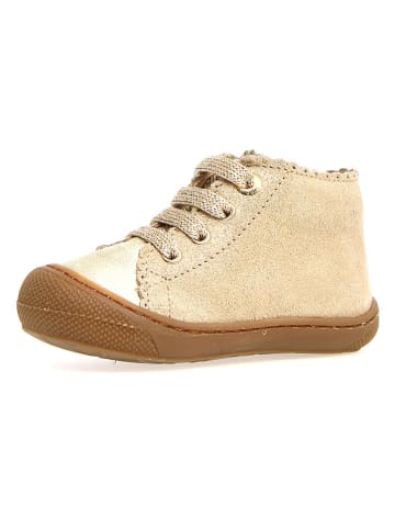 Naturino Leder-Lauflernschuhe "Cottins" in Gold