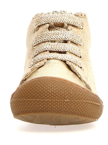 Naturino Leren loopleerschoenen "Cottins" goudkleurig