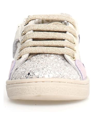 Naturino Leder-Sneakers "Quar" in Creme