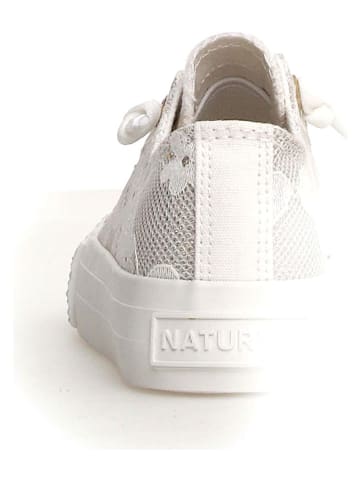 Naturino Sneakersy "Ayasy" w kolorze kremowym