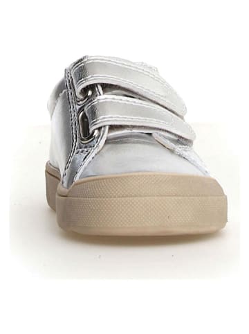 Naturino Leder-Sneakers "Singery" in Silber